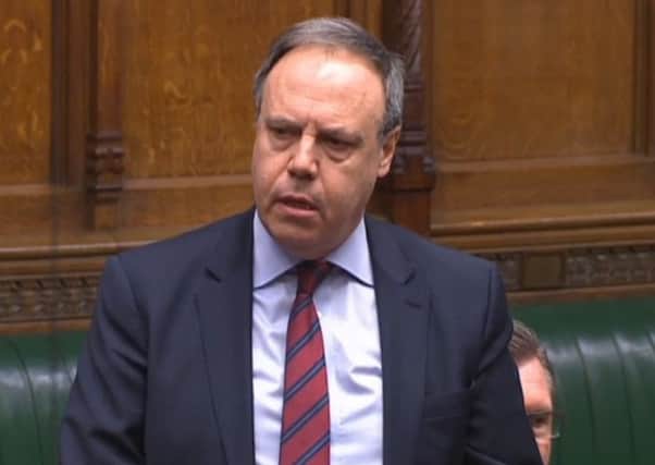 Nigel Dodds MP speaking in the House of Commons