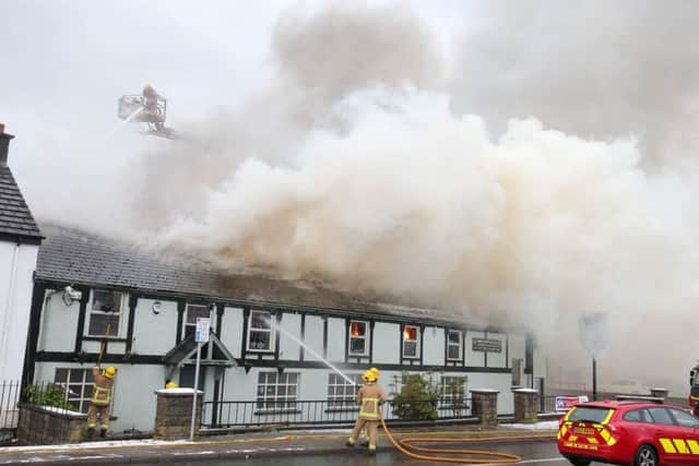 The scene at The Lewis pub in Dundonald, east Belfast