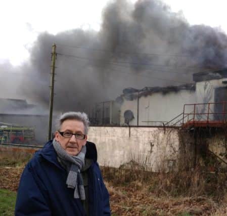 Uel Finlay, 67, from Dundonald at The Lewis pub fire