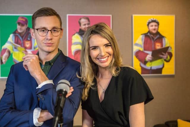 Nadine Coyle. as herself and Shane Todd as Laurie Lyle - Head of PR