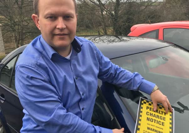 DUP Cllr Gareth Wilson fought on behalf a disabled woman who was issued a parking fine