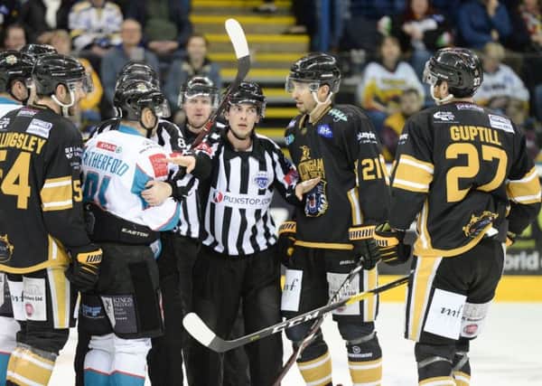 Tempers flare in the Panthers versus Giants game last night