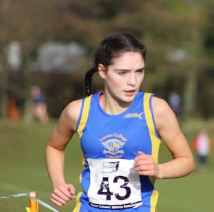 Niamh Carr (Loreto College) at the Ulster Schools XC Championships