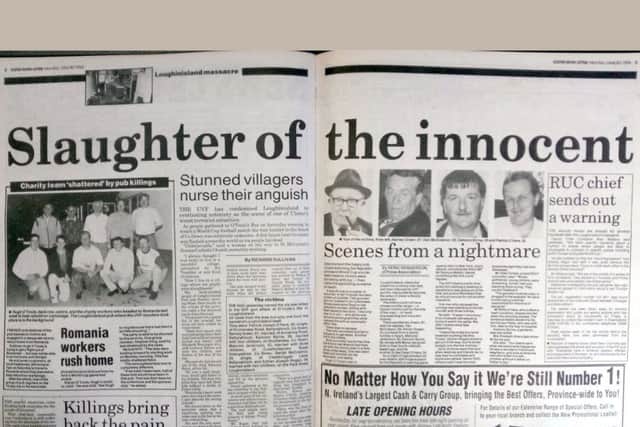 How the News Letter reported the UVF Loughinisland atrocity in 1994