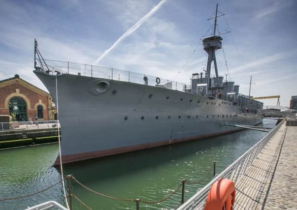 HMS Caroline is a contender in the Tourism and Leisure category