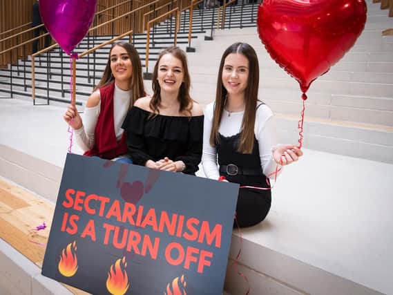The anti-sectarian campaign was launched by Glasgow College students