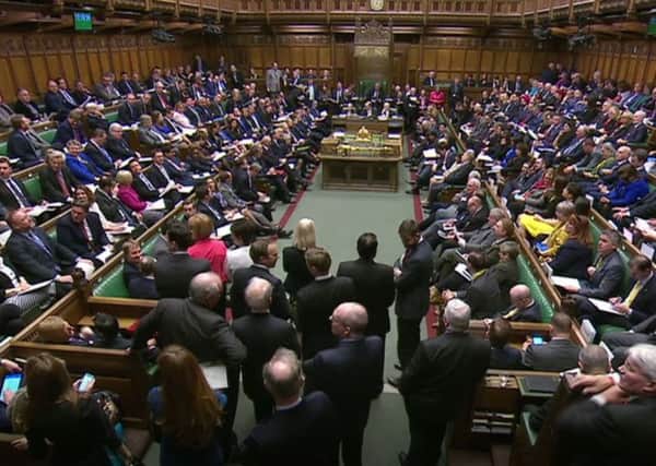 MP's during Prime Minister's Questions in the House of Commons, London last week. Parliament is bitterly divided in multiple ways. Photo: House of Commons/PA Wire