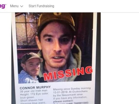 Justgiving campaign for Connor Murphy - now closed