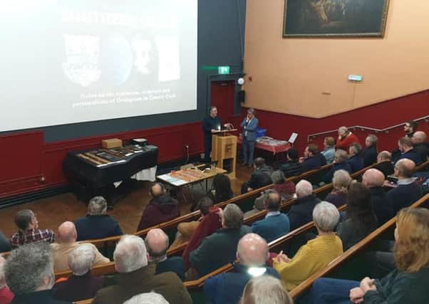 The lecture was hosted at Crawford Art Gallery in Cork City