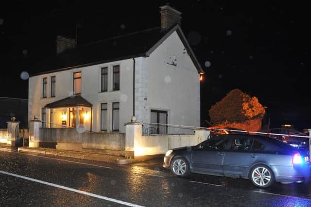 Police have launched a murder investigation after a man's body was found at his home in Glenwherry, County Antrim