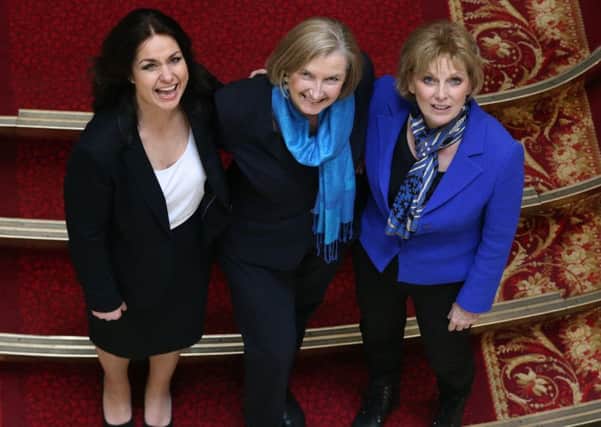 The Conservative MPs who resigned from the party yesterday (from left) Heidi Allen, Sarah Wollaston and Anna Soubry