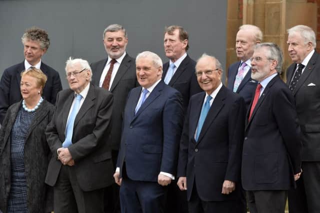 The negotiators of the Good Friday Agreement reunited last year to mark its 20th anniversary ... but with little progress to celebrate