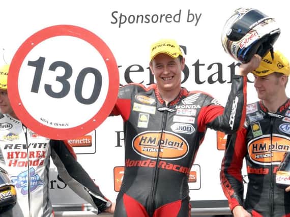 John McGuinness clocked the first official 130mph lap around the Mountain Course as he won the Senior race at the Isle of Man TT in 2007.
