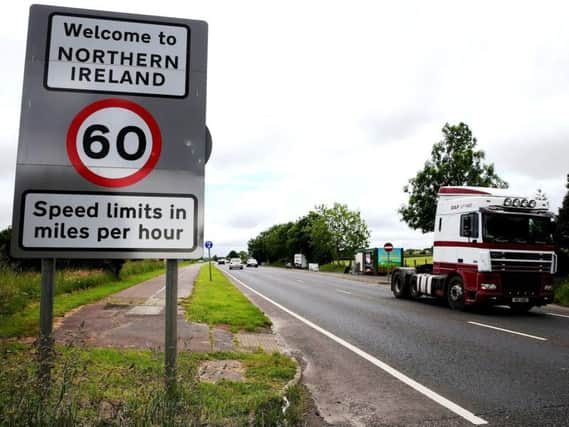 The border between Northern Ireland and the Republic of Ireland.