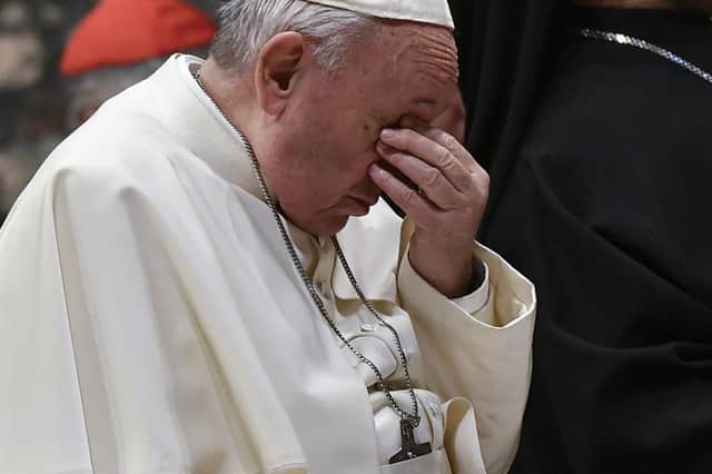 Pope Francis offered an eight-point pledge to tackle clerical sex abuse