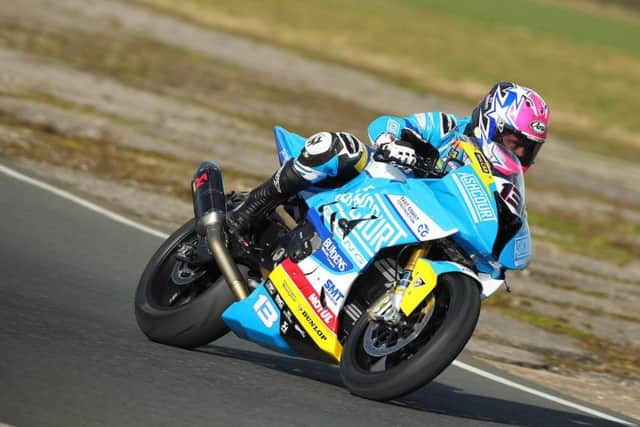 Lee Johnston on the Ashcourt Racing BMW during a recent test.