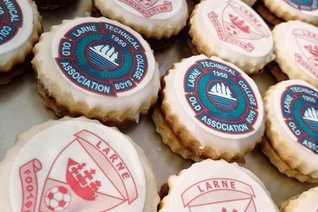 The specially decorated German biscuits are on sale at Ann's Pantry.