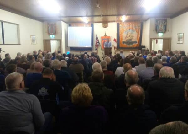 Audience at the RL Mitchell Memorial Hall in Newry for 'A Border Between Truth and Justice - An Evening of Reflection' on Tuesday February 26 2019