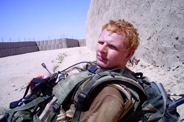 Andy Allen  in Afghanistan