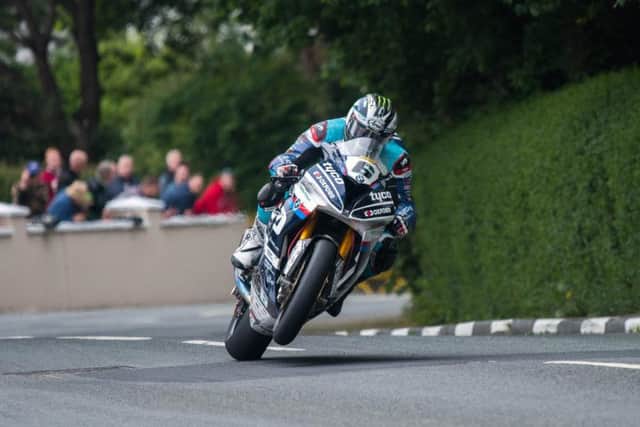 Ballymoney man Michael Dunlop on the Tyco BMW at the Isle of Man TT in 2018.
