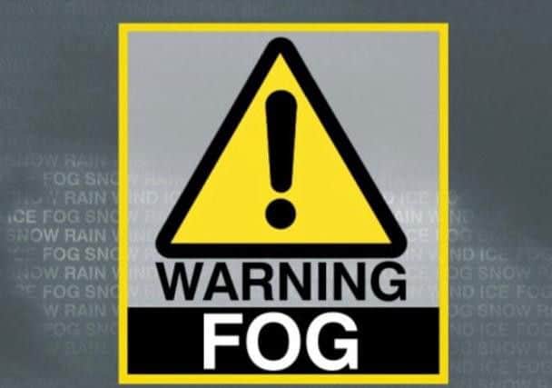 The weather warning was issued shortly after 4:00am.