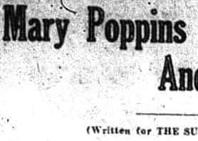 The newspaper story that launched Mary Poppins in 1926