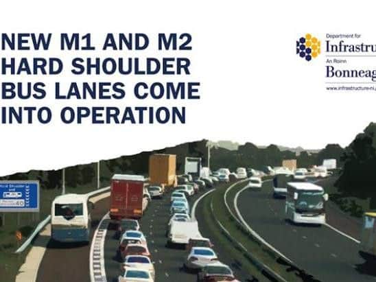 The new motorway lanes