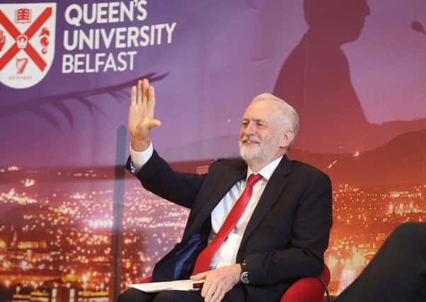 Last May in Belfast Jeremy Corbyn stated that the Labour Party would be neutral in the event of a border poll. "The trade unionis should be the same"