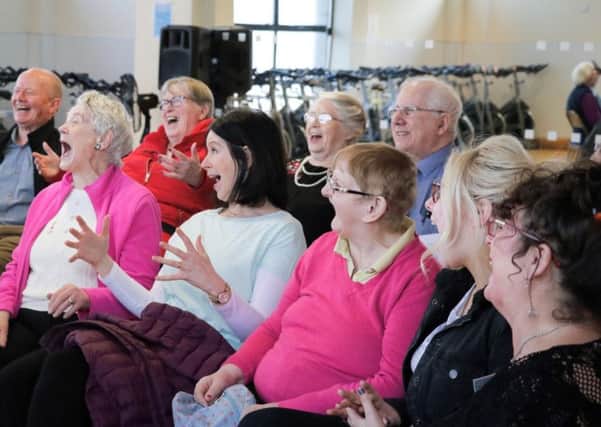 Larne's dementia choir meets weekly.