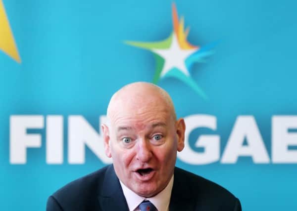 Former SDLP leader Mark Durkan speaking at a press conference where he was unveiled as running for Fine Gael in the European elections in Dublin by Taoiseach Leo Varadkar. PRESS ASSOCIATION Photo: Niall Carson/PA Wire