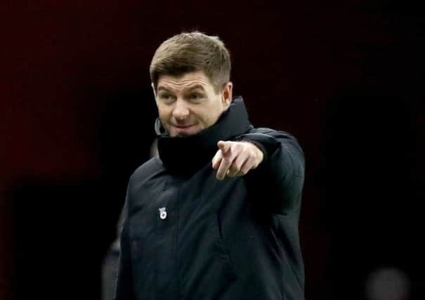Rangers' manager Steven Gerrard