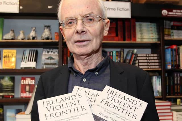 Henry Patterson, emeritus professor of Irish politics at Ulster University, at the 2013 launch of his book, 'Ireland's Violent Frontier'. Photo: Brian Little/ Presseye

Author