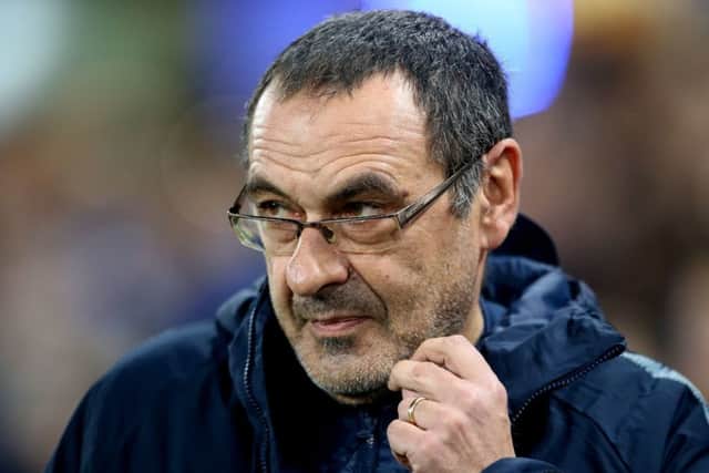 Chelsea manager Maurizio Sarri