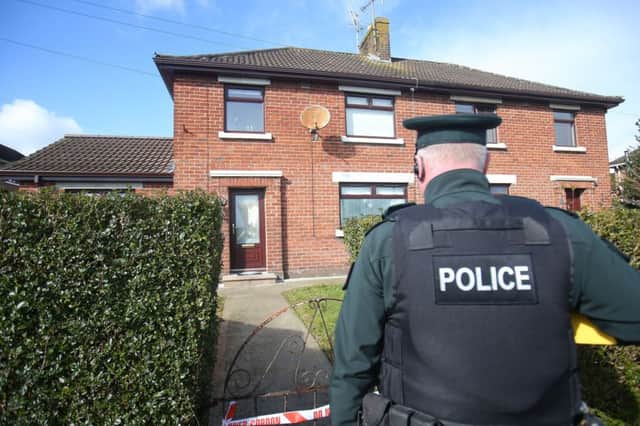 The scene at Loughview Gardens in Coalisland where a number of shots were fired at a house in the early hours of Sunday morning.  A number of people, including children, were in the property at the time but escaped uninjured. Picture by Jonathan Porter/PressEye
