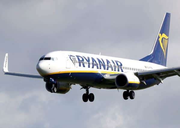 A Ryanair plane. Photo: Niall Carson/PA Wire