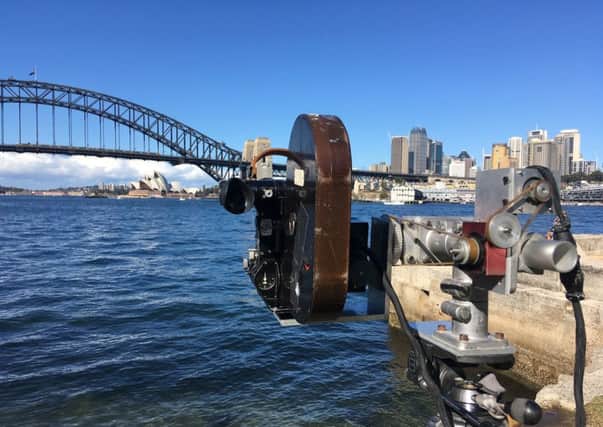 Marcus Robinson's 35mm cameflex and motion control rig, filming in Sydney