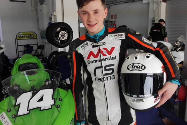 James McManus will ride for Team 109 Kawasaki in the British Junior Supersport class. Picture: Jeremy Ryan.