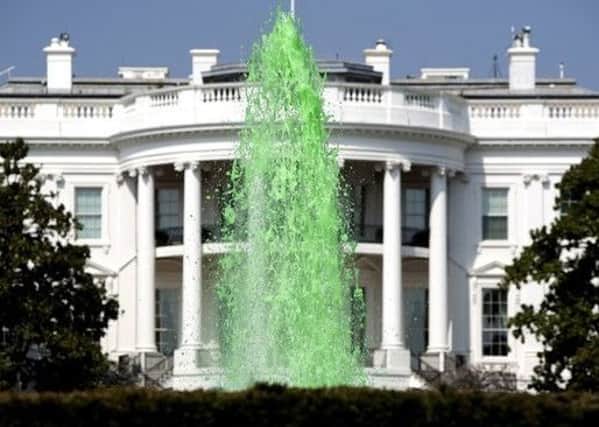 White House fountain is green on St Patricks Day. For the Northern Ireland Bureau, this week is an unparalleled opportunity to showcase NI business, political and cultural interests to US society