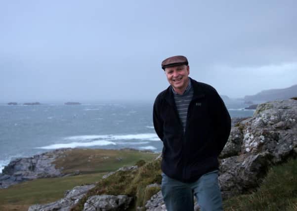 Paul Clements at Banba's Crown, Malin Head in Co Donegal along the Wild Atlantic Way.  Photo by Evan McElligott