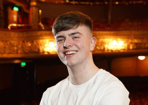 Tyrone student Ronan Johnson who has been chosen to play a lead role in the Grand Opera Houses Summer Youth Production.
Photo by Aaron McCracken
