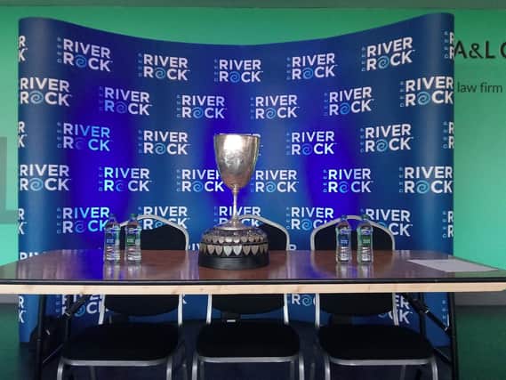 The River Rock Ulster Towns' Cup trophy
