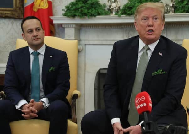 Taoiseach Leo Varadkar meeting President Donald Trump at the White House in Washington D.C. during his visit to the US, Thursday March 14, 2019