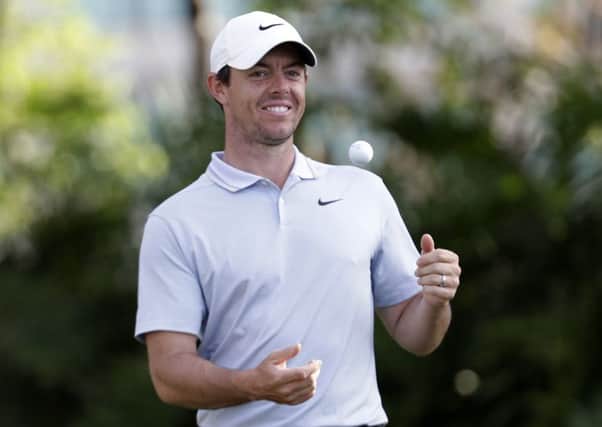 Rory McIlroy relaxed during his march to last weekend's Players' Championship victory. Pic by AP.