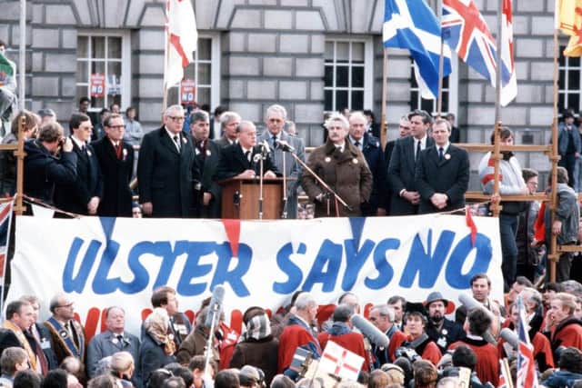 The massive protest against the Anglo-Irish Agreement in 1985 marked a time when unionists asked themselves about their relationship with the rest of the UK