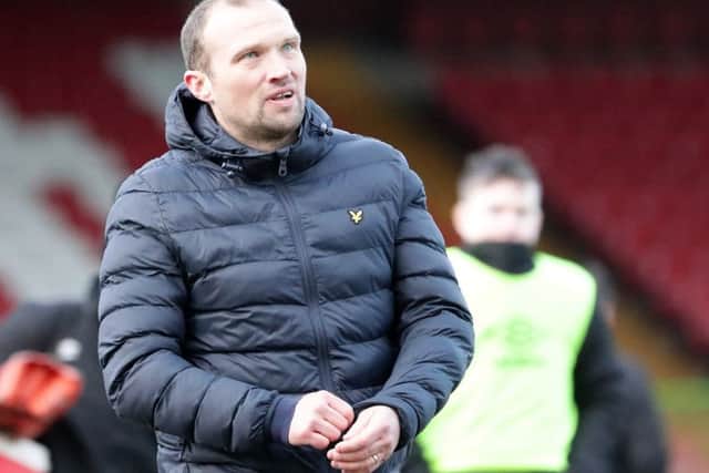 Ards manager Warren Feeney. Pic by Pacemaker.
