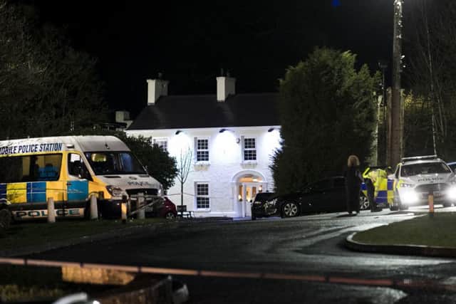 Greenvale Hotel in Cookstown Co. Tyrone in Northern Ireland where it is believed that two people have died at a party that was being hosted at the hotel on St Patrick's Day. Photo: Liam McBurney/PA Wire