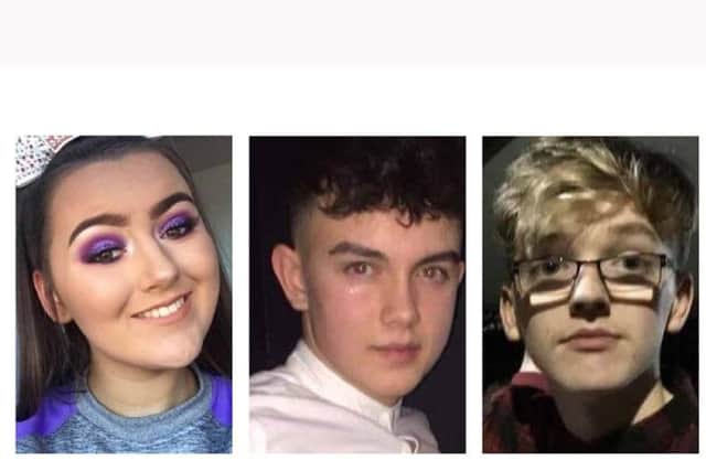 The victims of the crush outside a disco in Cookstown