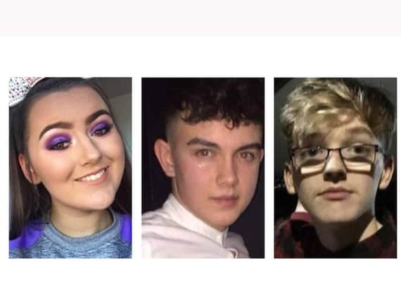 The victims of the crush outside a disco in Cookstown