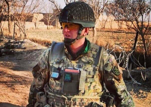 Captain Doug Beattie serving the Royal Irish in Afghanistan