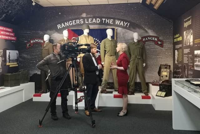 Shirin Murphy from the US Rangers Museum chats to BBC Antiques Road Trip expert Angus Ashworth.